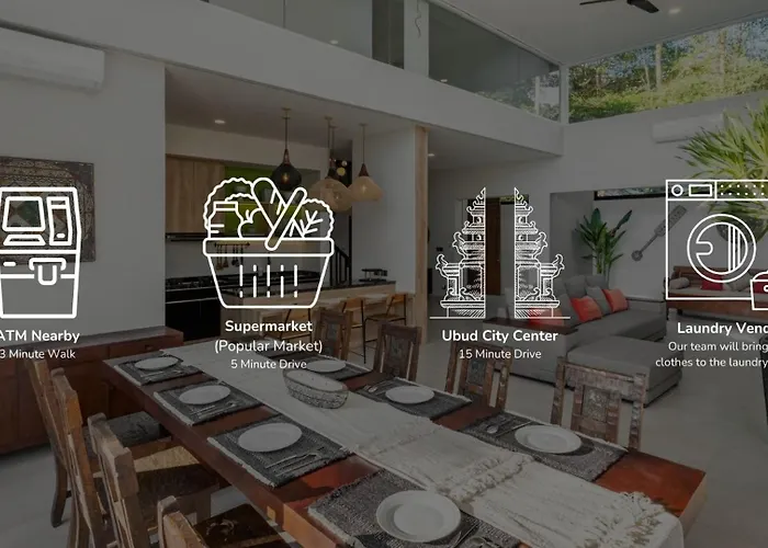 Cakra - 4 Bedroom Luxury With Infinity Pool And Paddy Field View * 乌布