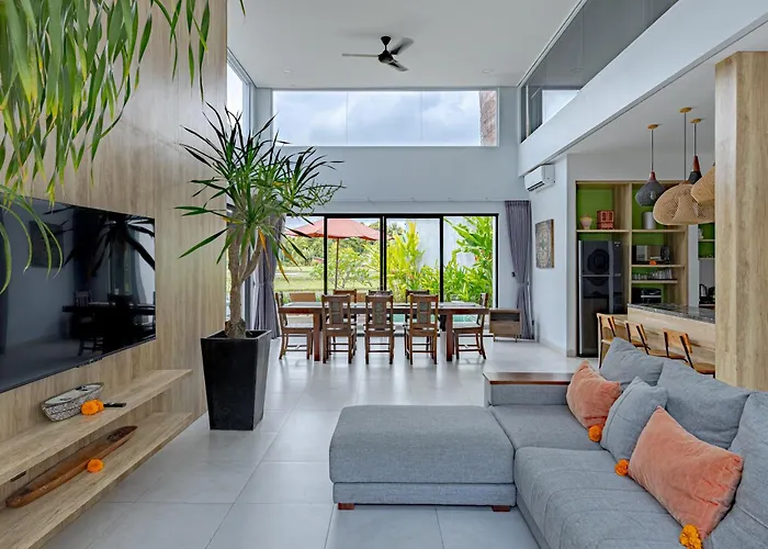 Cakra - 4 Bedroom Luxury With Infinity Pool And Paddy Field View 乌布