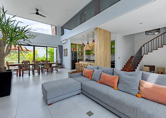 别墅 Cakra - 4 Bedroom Luxury With Infinity Pool And Paddy Field View 乌布